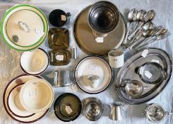 Large quantity (35 items) of mainly 1920s/30s RAILWAY TABLEWARE from the GWR, LMS, SR, Pullman cars,