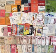 Very large quantity (c320 items) of mainly 1950s-70s, mainly London Transport, TIMETABLE BOOKLETS (