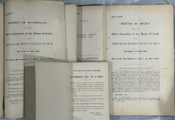 Selection (3) of early Birmingham Tramways items comprising two bound MINUTE BOOKS of the 1903