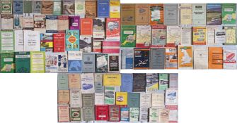 Very large quantity (c100) of mainly 1930s-60s assorted BUS TIMETABLE BOOKLETS from a wide range