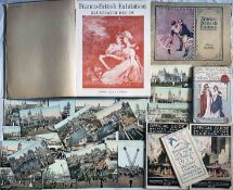 Selection (27 items) of items relating to the 1908 Franco-British Exhibition (24) and the British
