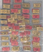 Large quantity (160) of London Underground PLATFORM TICKETS. All are Edmondson card issues and all