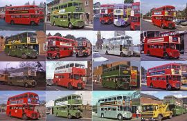 Very large quantity (250+) of Kodachrome 35mm original COLOUR SLIDES of Routemaster buses &