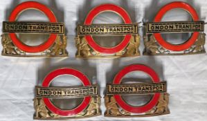 Selection (5 ) of 1950s onwards London Transport 