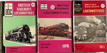 Selection (3) of original edition Ian Allan COMBINED VOLUME ABCs comprising issues for Summer