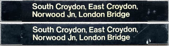 British Rail (SR) 1960s/70s PLATFORM FINGER BOARD 