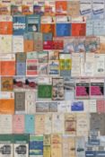 Very large quantity (c90) of 1930s-1970s BUS TIMETABLE BOOKLETS from operators C-G and including