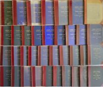 Complete set (36 volumes) of 1934-69 officially-bound volumes of London Transport Country Buses &