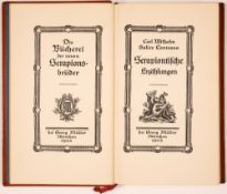 Georg Müller Verlag. - Die Bücherei der neuen Serapionsbrüder. 6 Bde (von 10). München 1922-23.