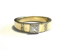 Diamantring Princess Cut
