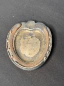 VINTAGE HORSESHOE STERLING ASHTRAY