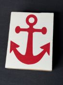 RUSTIC MARLIN DECORATIVE WOOD BLOCK