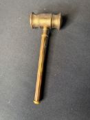 BRASS JUDGES GAVEL