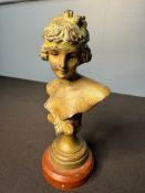 ART NOUVEAU BRONZE BUST