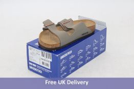 Birkenstock Arizona Nubuck Sandal, Grey, EU 42