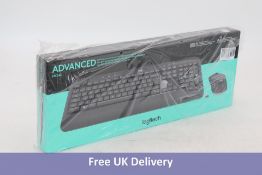 Logitech MK540 Advanced Wireless Keyboard and Mouse Combo, Black