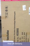 Tectake Delphine Rattan Reclining Sun Lounger, Grey. Box damaged