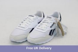 Reebok Royal Ultra Trainers, White/Navy, UK 8, No Box