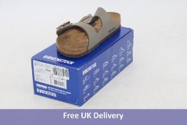Birkenstock Arizona Nubuck Sandal, Grey, EU 41