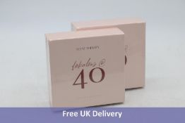 Two Boxes of Scent Therapy Fabulous 40 Candle Gift Sets