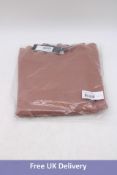 CP Company Diagonal Raised Fleece Sweatshirt Crewneck, Brown, X-Large
