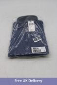 Ralph Lauren Hounds Tooth Shirt, Navy, Size M
