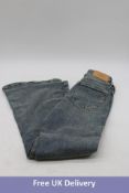 BDG Mid Rise Slim Flare Comfort Stretch Jeans, Faded Denim, Size W26/L30