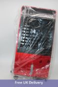 Portable Air Cooler Humidifier Portable Air Conditioner Air Purifier Fan 8L, Red. Broken Castor