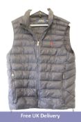 Polo Ralph Lauren Terra Gilet, Navy, Small. Used, Good condition