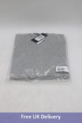 CP Company Diagonal Raised Fleece Sweatshirt Crewneck, Grey, Medium