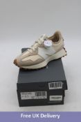 New Balance Men's/Women's 327 Suede Trainers, Beige/White, UK 5