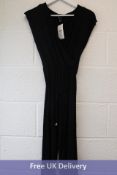 Friends Like These Culotte Jumpsuit, Black, UK Size 8