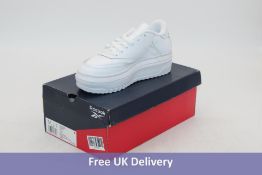 Reebok Woman's Classic Club Extra Trainers, White, UK 5. Box damaged