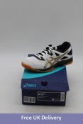 ASICS Men's Gel-Task 2 Indoor Court Shoe, White Pure Gold, UK 5.5