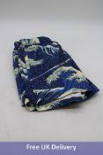 Two Superdry Vintage Hawaiian Swim Shorts, Blue/Multi, 1 x S, 1 X M