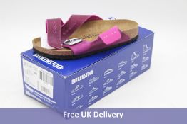 Birkenstock Sandal Arizona Oiled Leather Festival Fuchsia, Pink, UK 5.5