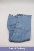 Adn Paris Janus Jeans, Light Blue, Size 26