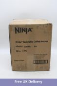 Ninja CM401 V4 Specialty Coffee Maker, Non-UK Plug, Not tested. Box damaged