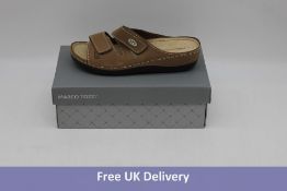 Three pairs of Marco Tozzi 2-27512-24 341 Women's Slides, Taupe, 1x EU 36, 3x 37