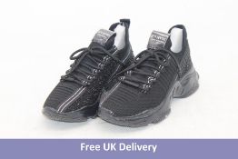 Steve Madden Women's Maxilla Trainers, Black, UK 5, No Box