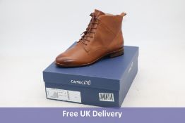 Four pairs of Caprice Women's Leather Ankle Boots, Cognac, 1x UK 3.5, 1x 4, 1x 5.5, 1x 6.5