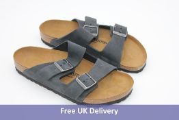 Birkenstock Arizona Birko-Flor Men's Sandals, Dark Grey, 42