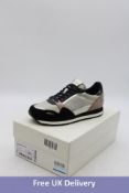 Emporio Armani Women's Trainers, Black Grey, x3x058-xn042, UK 6,