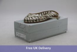 Anniel 1845 EVO Gladiator Ballerina Shoes, Metallic Gold, EU 38