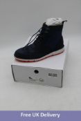 Swims Motion Wing Tip Boots, Navy/Orange, UK 8