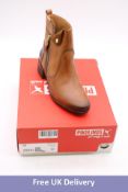 Pikolinos Malaga Ladies Boots, Cognac Brown, Size EU 37