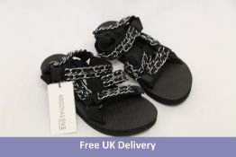 Nine Pairs of Arizona Love Trio Chain Sandals to include 3x Size 5, 4x Size 6, 2x Size 7