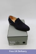 Henry Stevens Men's Murray Penny Loafer, Navy, UK 9. Box damaged
