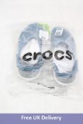 Crocs Literide 360 Men Casual Clogs, Light Blue, UK Men's 9/Women's 10