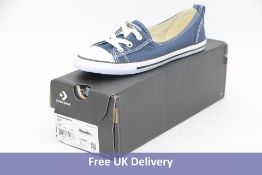 Converse CT Ballet Lace Slip Shoes, Navy/White, UK 4.5
